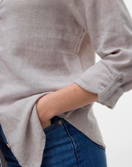 Blusa LINO Vero Moda de manga larga 1 Blusa LINO Vero Moda de manga larga