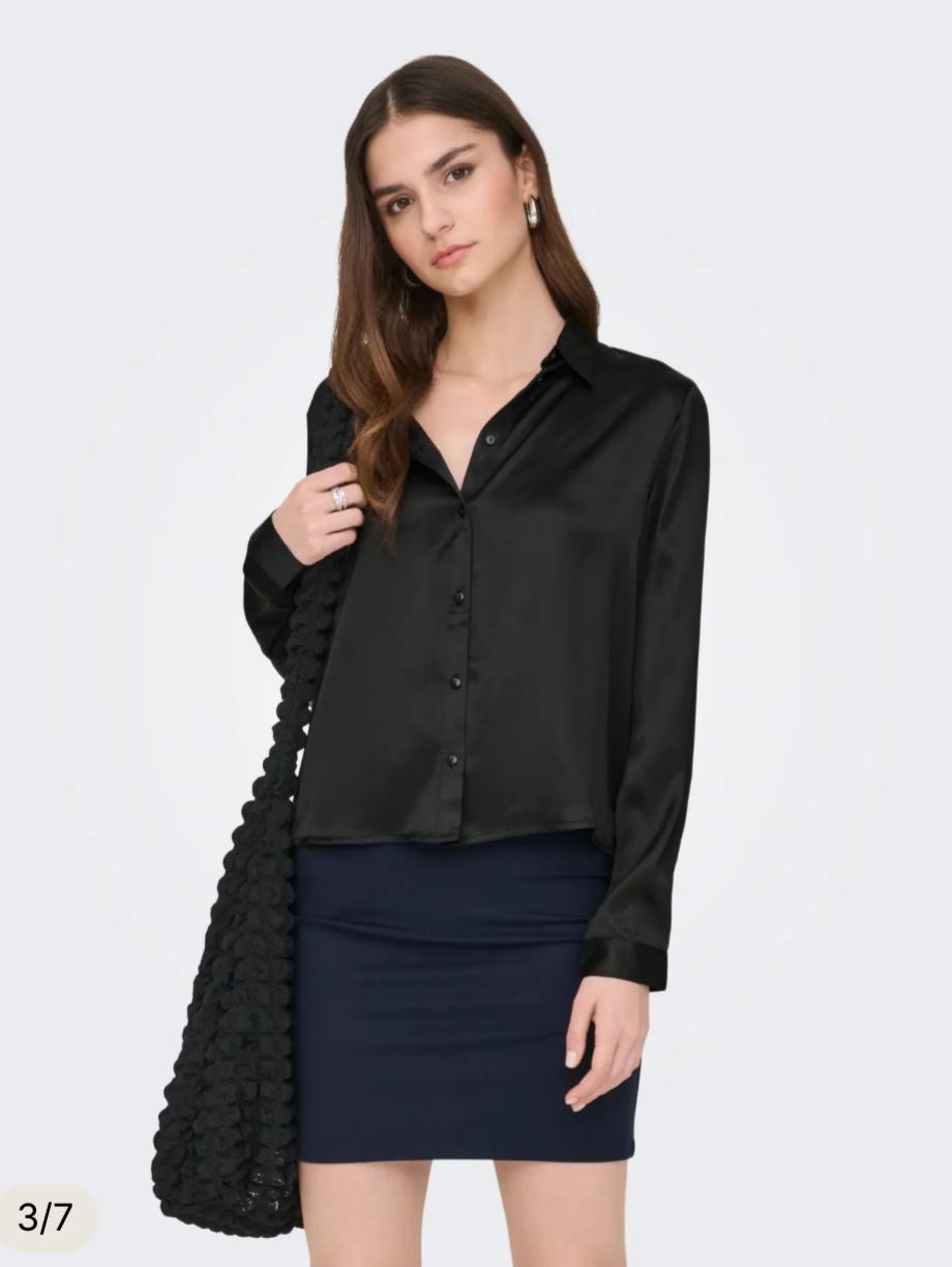 Camisa JDY efecto satinado 4 Camisa JDY efecto satinado - Imagen 4