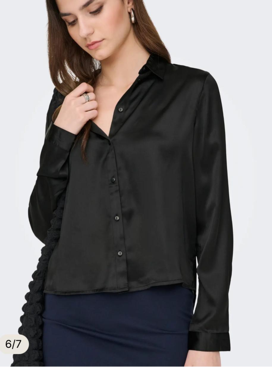 Camisa JDY efecto satinado 1 Camisa JDY efecto satinado