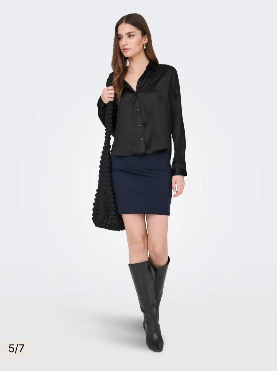 Camisa JDY efecto satinado 2 Camisa JDY efecto satinado - Imagen 2